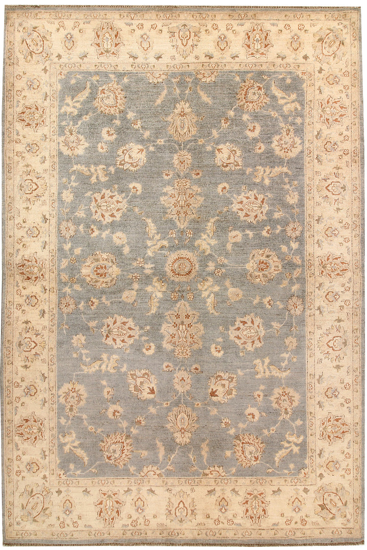 Silver Ziegler 6' 6 x 9' 8 - No. 67920 - ALRUG Rug Store