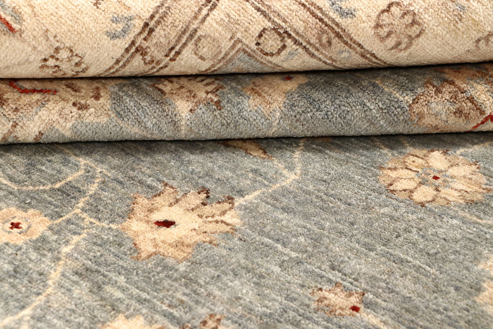 Dark Grey Ziegler 6' 6 x 9' 7 - No. 67921 - ALRUG Rug Store