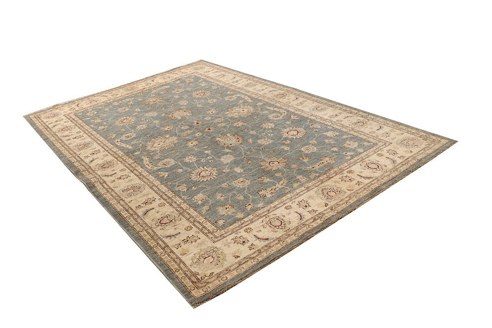 Dark Grey Ziegler 6' 6 x 9' 7 - No. 67921 - ALRUG Rug Store