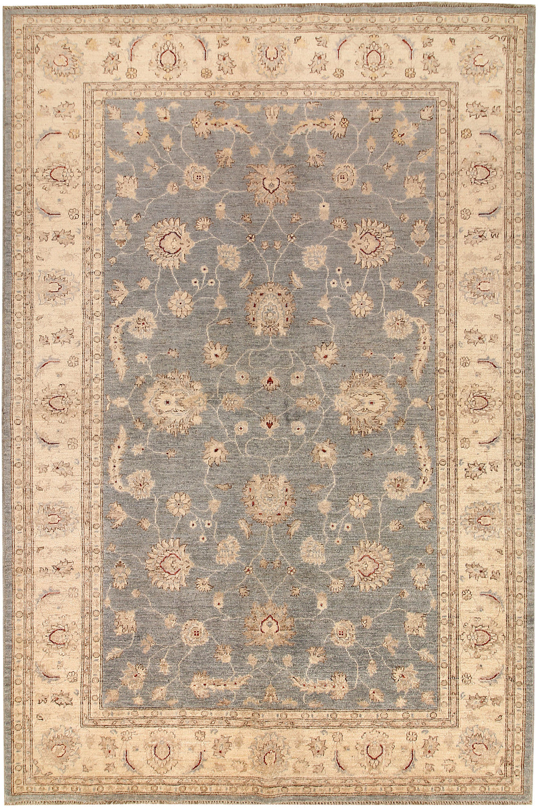 Dark Grey Ziegler 6' 6 x 9' 7 - No. 67921 - ALRUG Rug Store