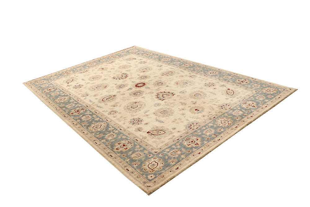 Blanched Almond Ziegler 6' 9 x 9' 8 - No. 67922 - ALRUG Rug Store