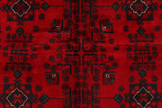Dark Red Khal Mohammadi 5'  7" x 7'  9" - No. QA30374