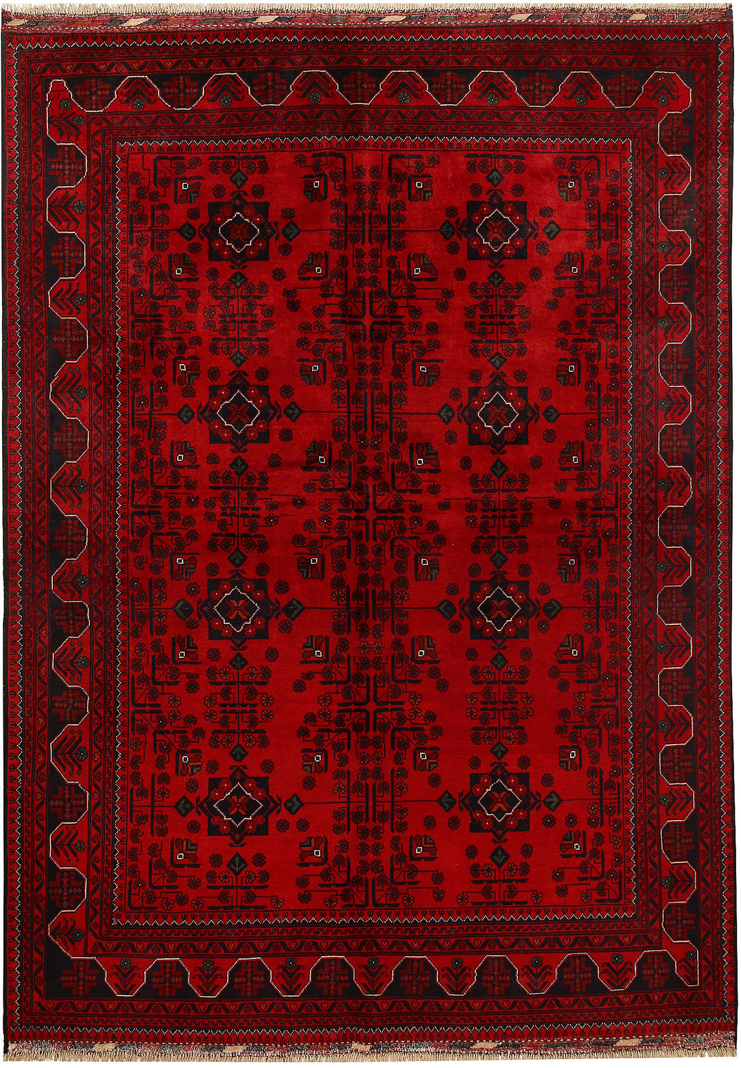Dark Red Khal Mohammadi 5' 7 x 7' 9 - No. 67927 - ALRUG Rug Store