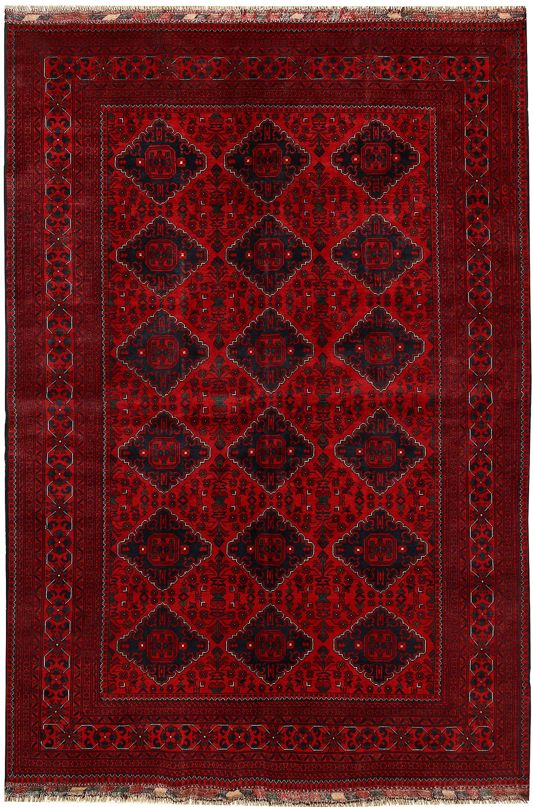 Dark Red Khal Mohammadi 6' 7 x 9' 8 - No. 67928 - ALRUG Rug Store