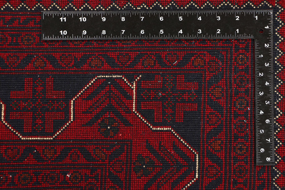 Dark Red Khal Mohammadi 6' 5 x 9' 5 - No. 67930 - ALRUG Rug Store