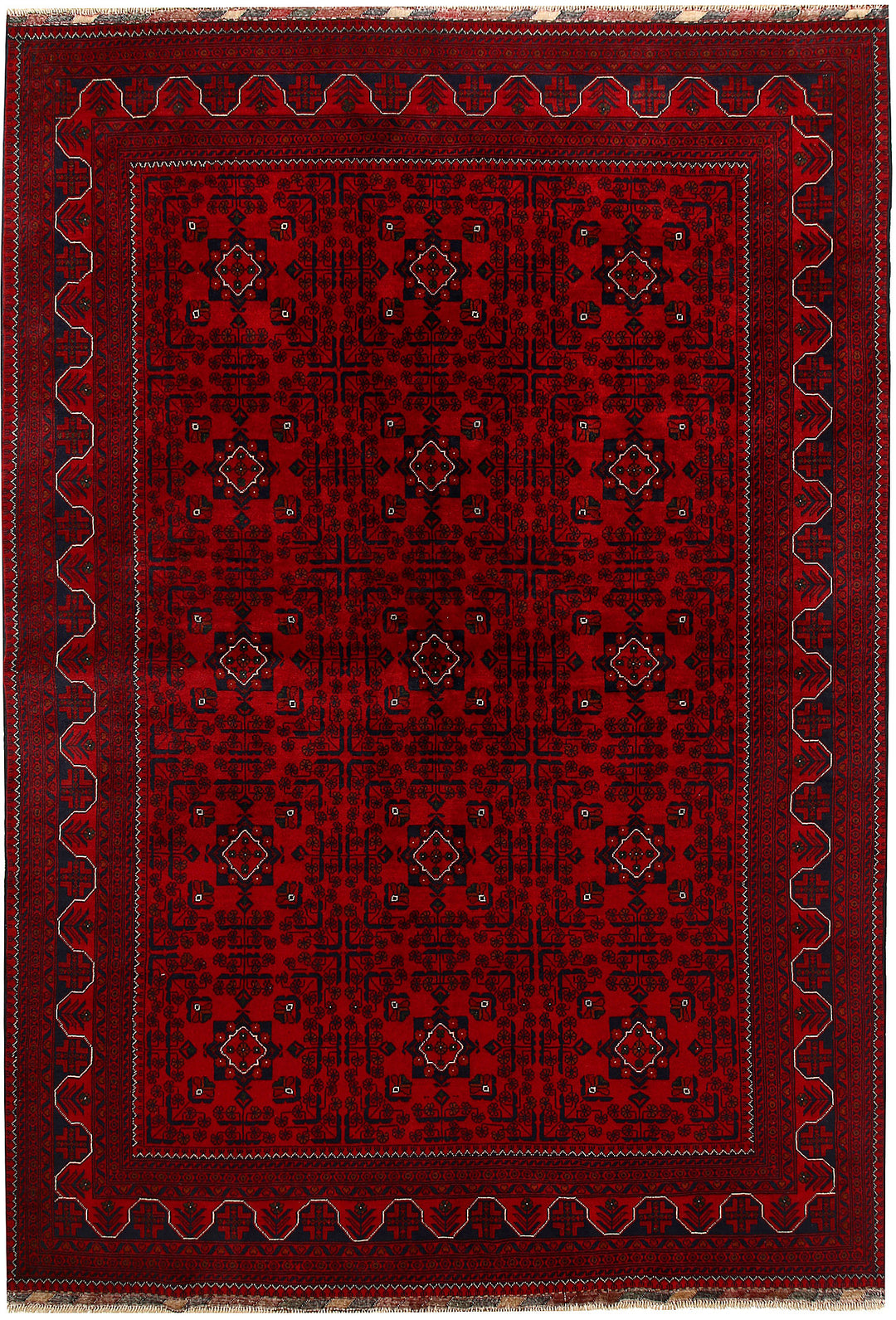 Dark Red Khal Mohammadi 6' 5 x 9' 5 - No. 67930 - ALRUG Rug Store