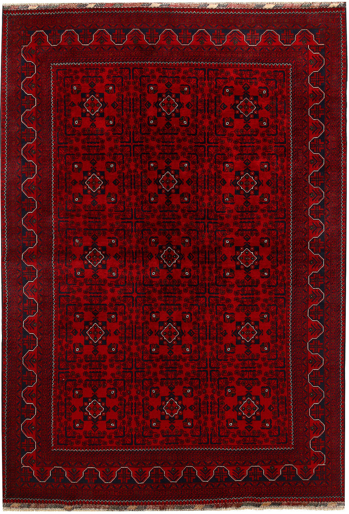 Dark Red Khal Mohammadi 6'  5" x 9'  5" - No. QA79387