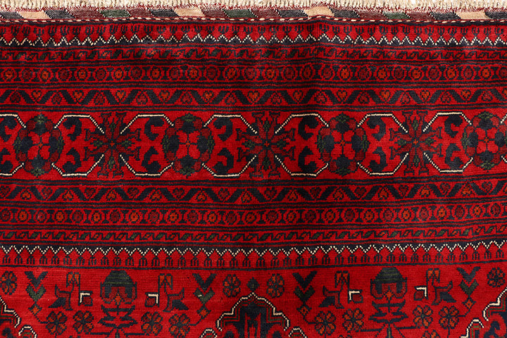 Dark Red Khal Mohammadi 6' 6 x 9' 6 - No. 67931 - ALRUG Rug Store
