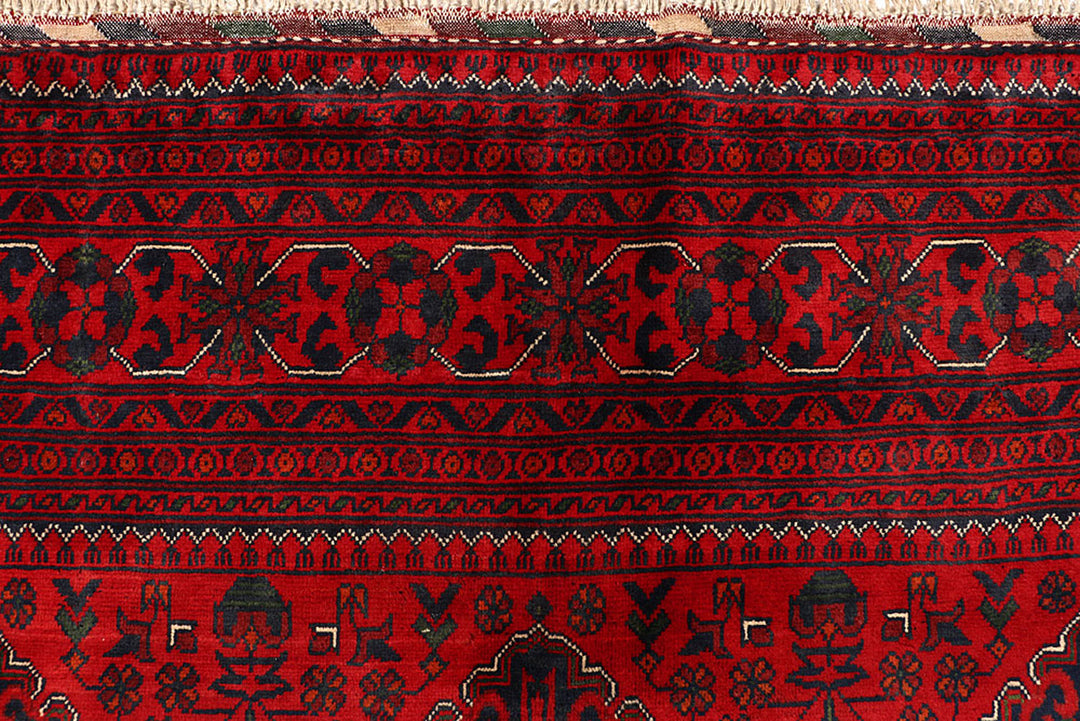 Dark Red Khal Mohammadi 6'  6" x 9'  6" - No. QA27309