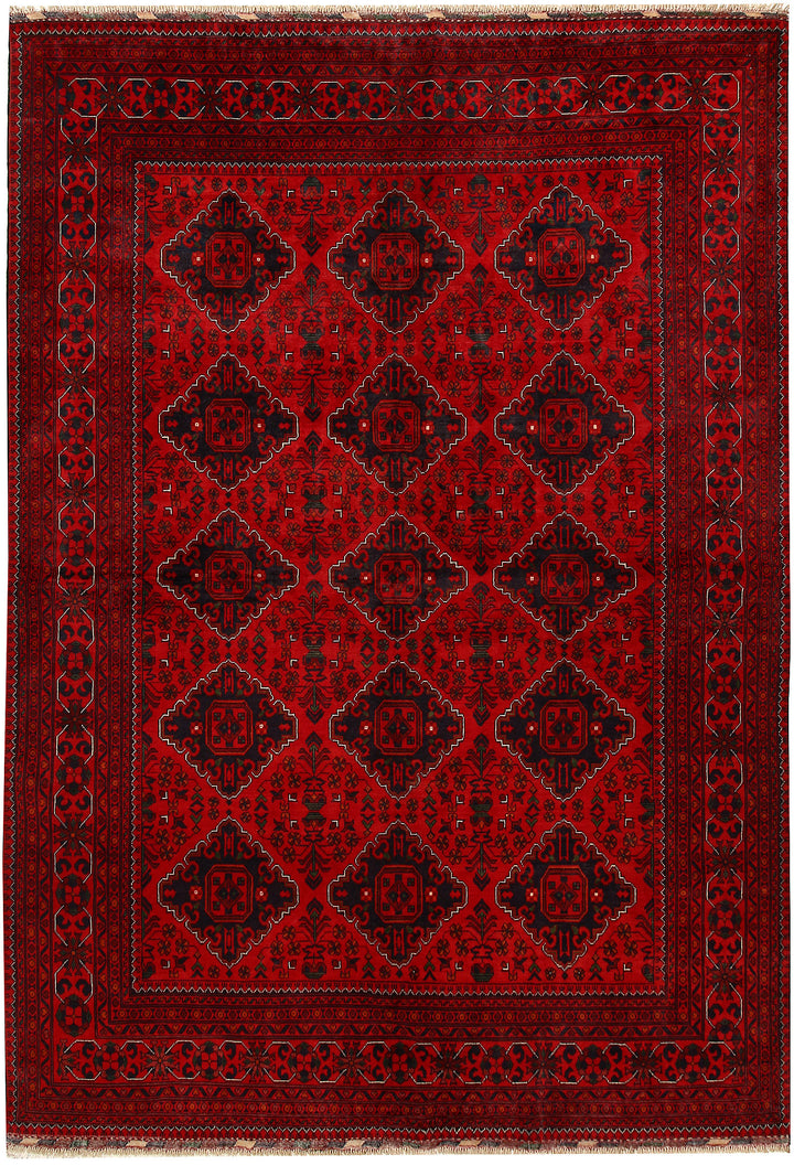 Dark Red Khal Mohammadi 6'  6" x 9'  6" - No. QA27309