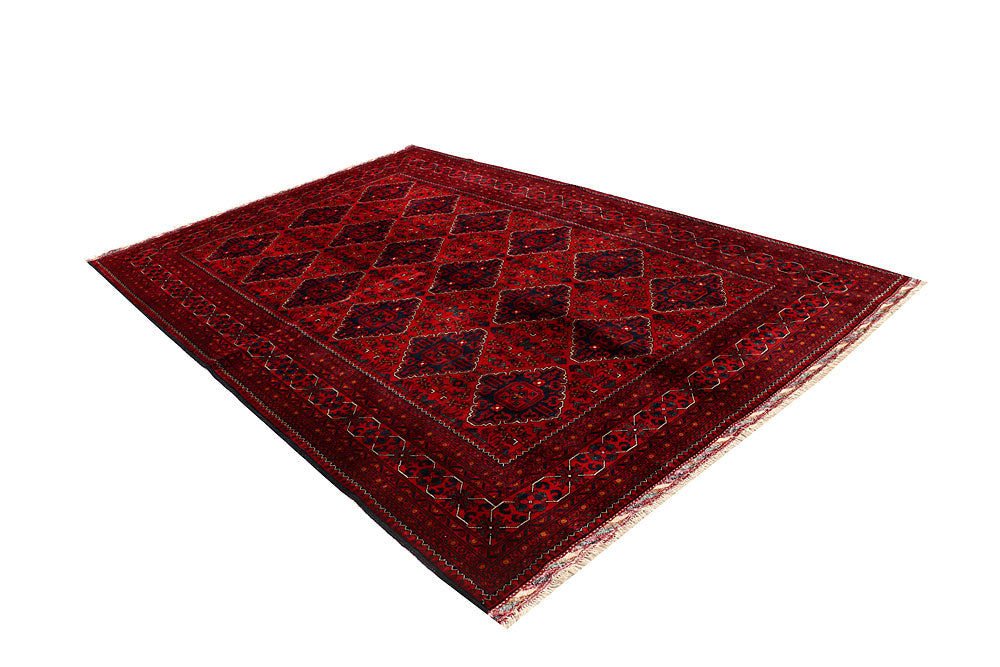 Dark Red Khal Mohammadi 6' 6 x 9' 9 - No. 67932 - ALRUG Rug Store