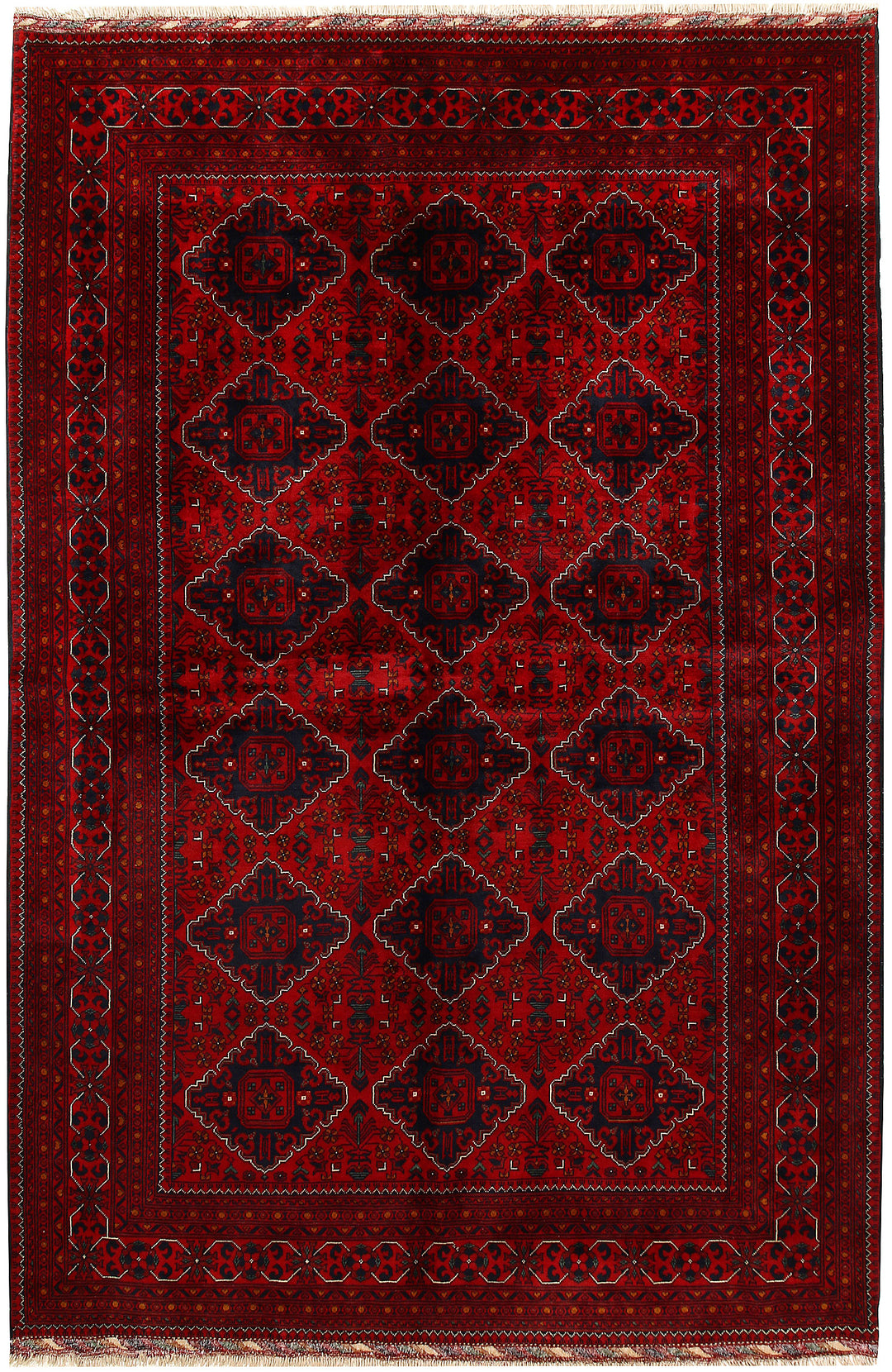 Dark Red Khal Mohammadi 6' 6 x 9' 9 - No. 67932 - ALRUG Rug Store