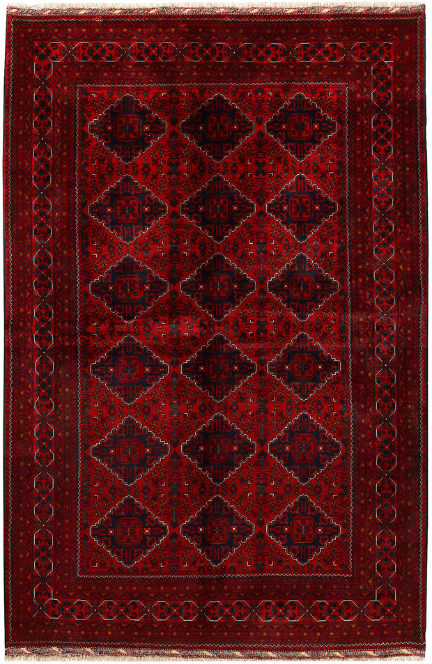 Dark Red Khal Mohammadi 6'  6" x 9'  9" - No. QA23082