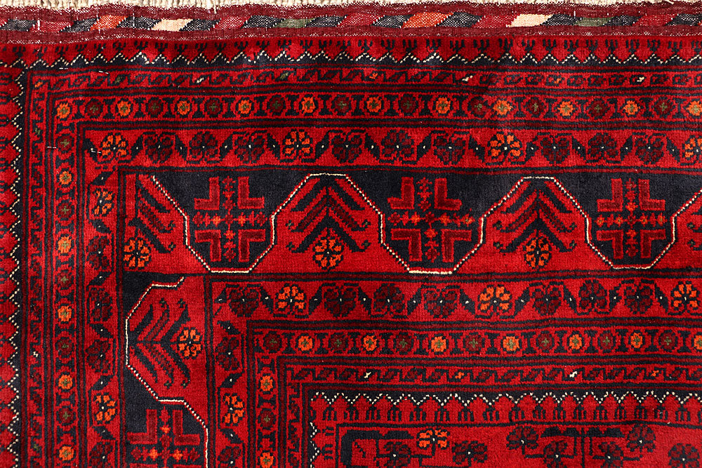 Dark Red Khal Mohammadi 6' 6 x 9' 7 - No. 67933 - ALRUG Rug Store