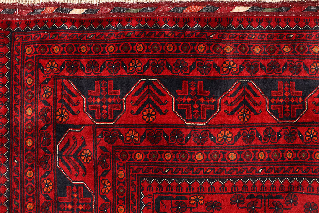 Dark Red Khal Mohammadi 6'  6" x 9'  7" - No. QA18908