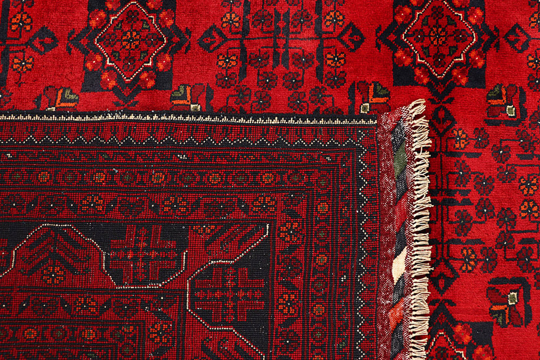 Dark Red Khal Mohammadi 6'  6" x 9'  7" - No. QA18908