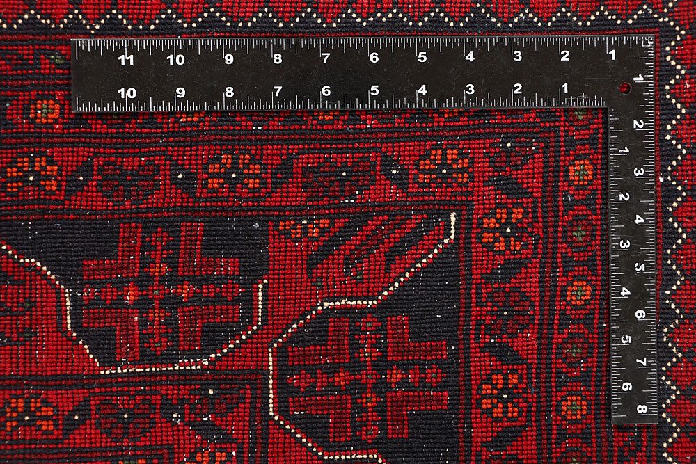 Dark Red Khal Mohammadi 6' 6 x 9' 7 - No. 67933 - ALRUG Rug Store