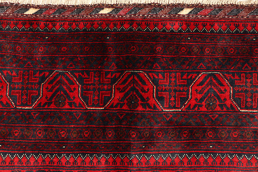 Dark Red Khal Mohammadi 6' 6 x 9' 10 - No. 67935 - ALRUG Rug Store