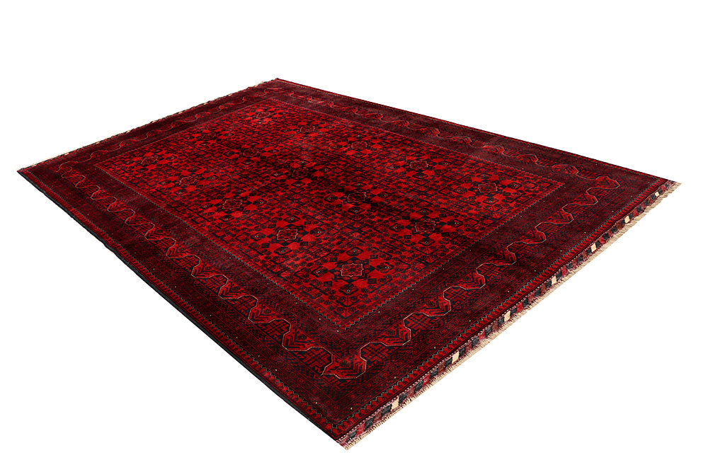 Dark Red Khal Mohammadi 6' 6 x 9' 10 - No. 67935 - ALRUG Rug Store