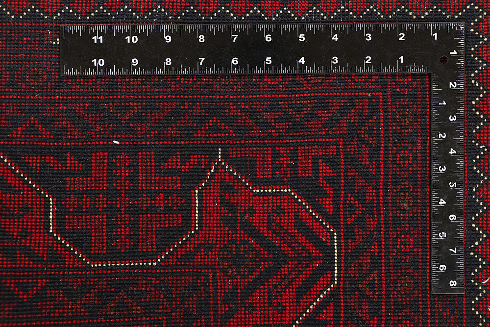 Dark Red Khal Mohammadi 6' 6 x 9' 10 - No. 67935 - ALRUG Rug Store