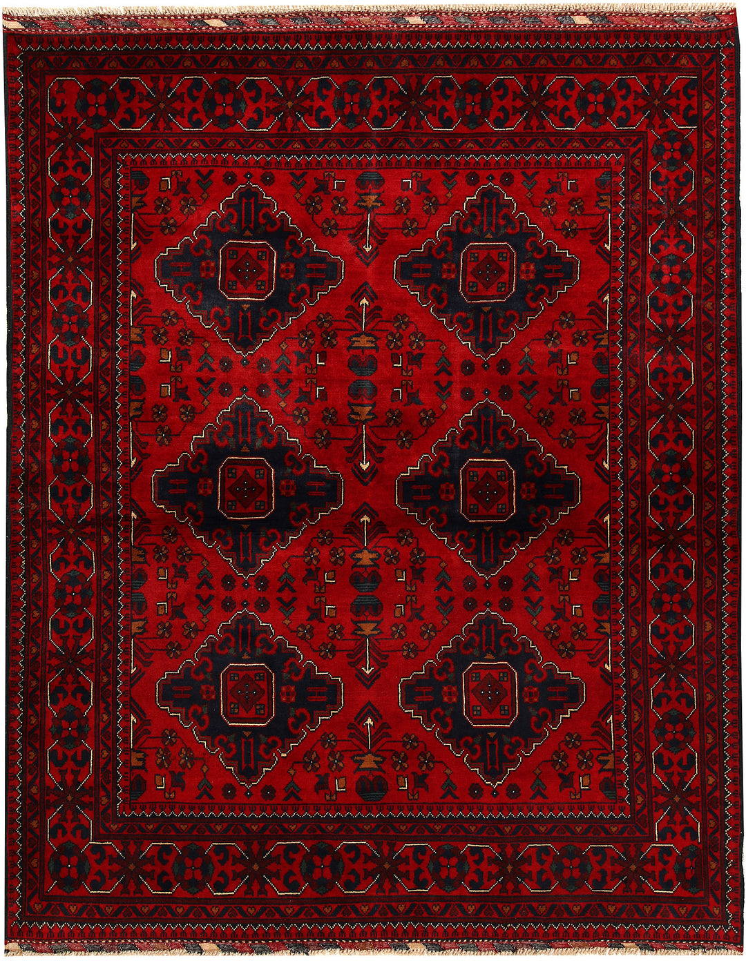 Dark Red Khal Mohammadi 4' 11 x 6' 4 - No. 67936 - ALRUG Rug Store