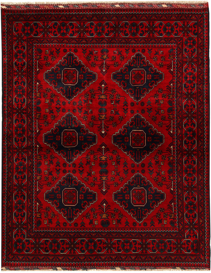 Dark Red Khal Mohammadi 4' 11 x 6' 4 - No. 67936 - ALRUG Rug Store