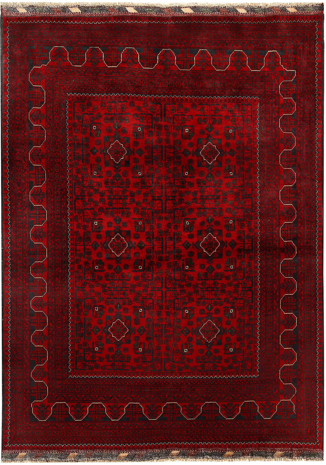 Dark Red Khal Mohammadi 4' 11 x 6' 5 - No. 67937 - ALRUG Rug Store