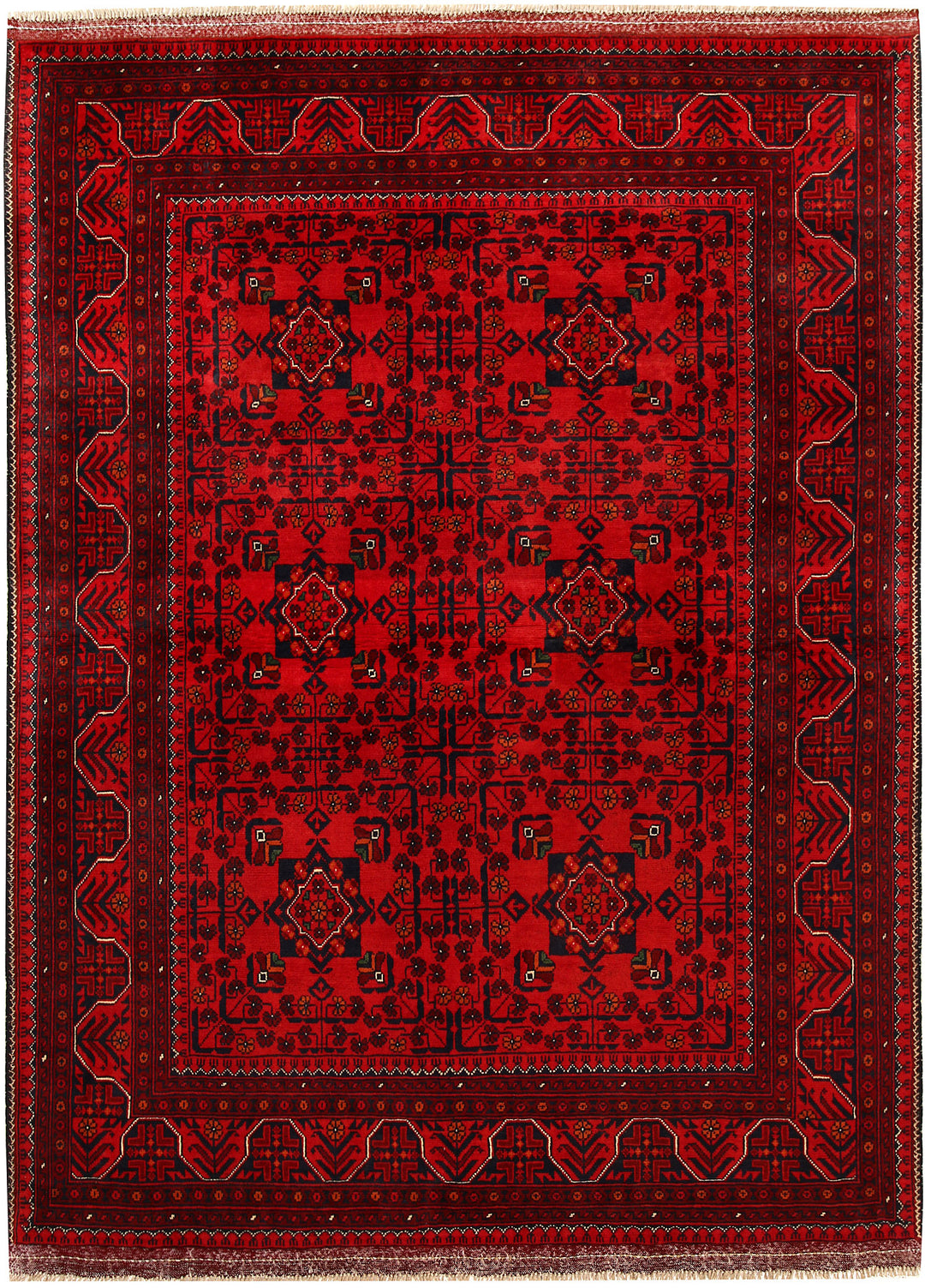Dark Red Khal Mohammadi 4' 10 x 6' 6 - No. 67938 - ALRUG Rug Store