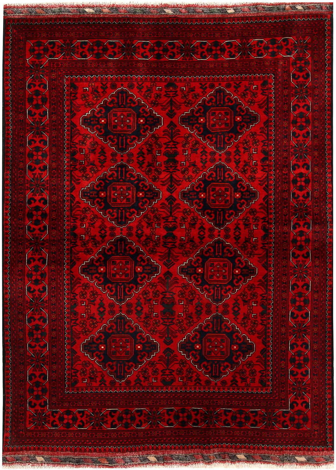 Dark Red Khal Mohammadi 4' 10 x 6' 5 - No. 67939 - ALRUG Rug Store