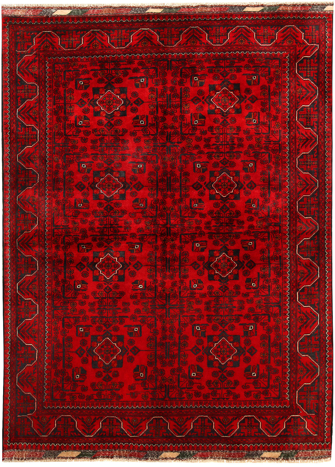 Dark Red Khal Mohammadi 4' 10 x 6' 7 - No. 67941 - ALRUG Rug Store