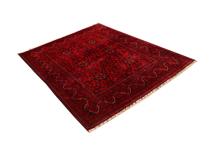 Dark Red Khal Mohammadi 4' 10 x 6' 4 - No. 67942 - ALRUG Rug Store