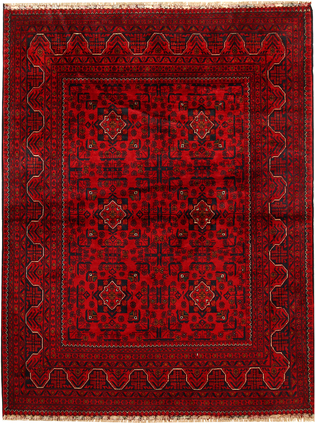 Dark Red Khal Mohammadi 4' 10 x 6' 4 - No. 67942 - ALRUG Rug Store