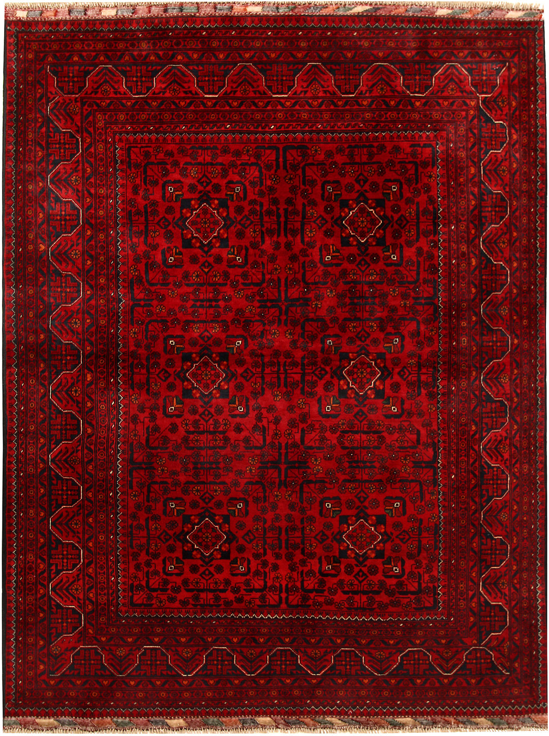 Dark Red Khal Mohammadi 4' 10 x 6' 5 - No. 67943 - ALRUG Rug Store