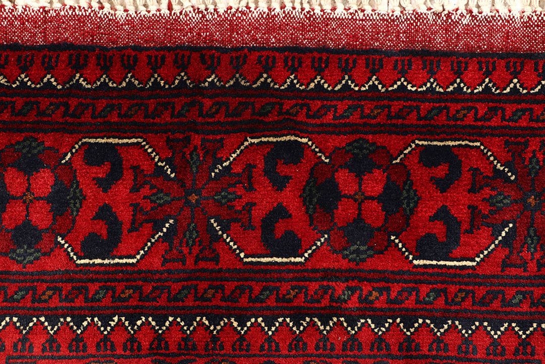 Dark Red Khal Mohammadi 2'  9" x 9'  8" - No. QA77970
