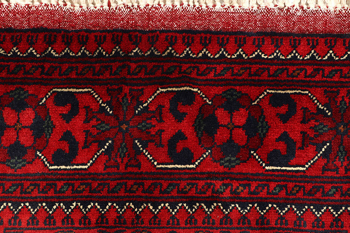 Dark Red Khal Mohammadi 2'  9" x 9'  8" - No. QA77970