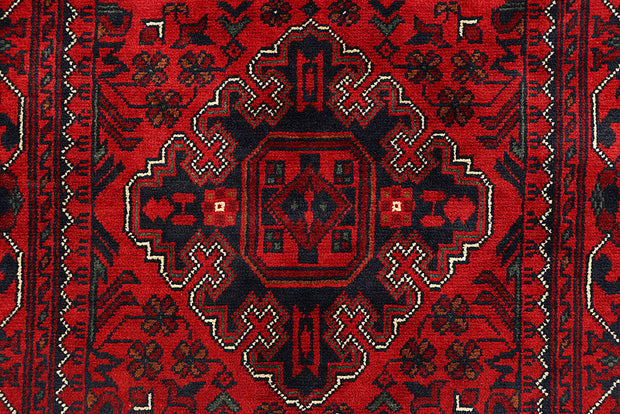 Dark Red Khal Mohammadi 2'  9" x 9'  8" - No. QA77970