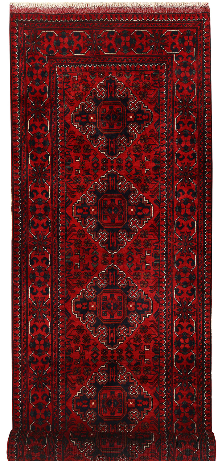 Dark Red Khal Mohammadi 2'  9" x 9'  8" - No. QA77970