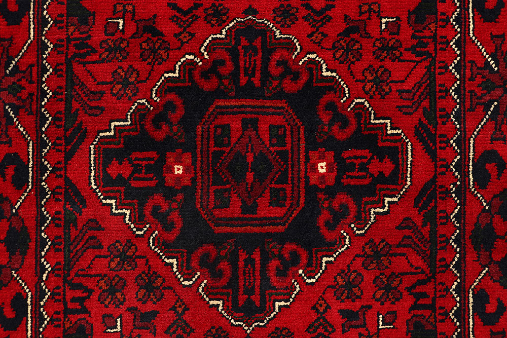 Dark Red Khal Mohammadi 2' 8 x 6' 9 - No. 67951 - ALRUG Rug Store