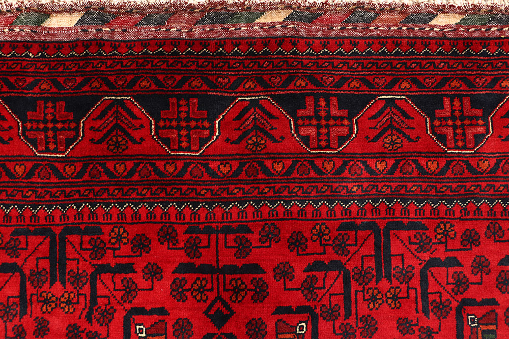 Dark Red Khal Mohammadi 6' 6 x 9' 7 - No. 67952 - ALRUG Rug Store