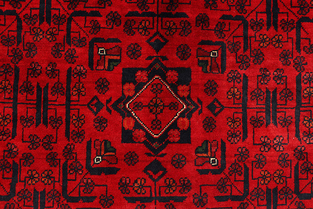 Dark Red Khal Mohammadi 6' 6 x 9' 7 - No. 67952 - ALRUG Rug Store