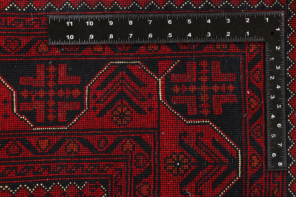Dark Red Khal Mohammadi 6' 6 x 9' 7 - No. 67952 - ALRUG Rug Store