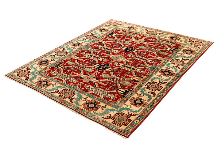Dark Red Kazak 5' x 5' 11 - No. 67953 - ALRUG Rug Store