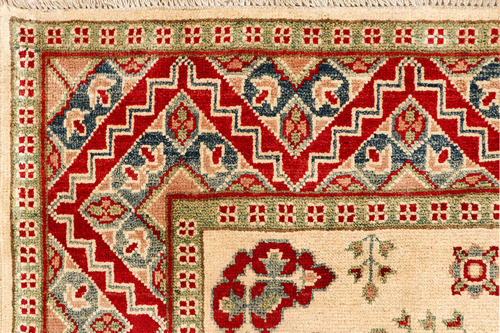 Bisque Kazak 5' 1 x 6' 11 - No. 67954 - ALRUG Rug Store