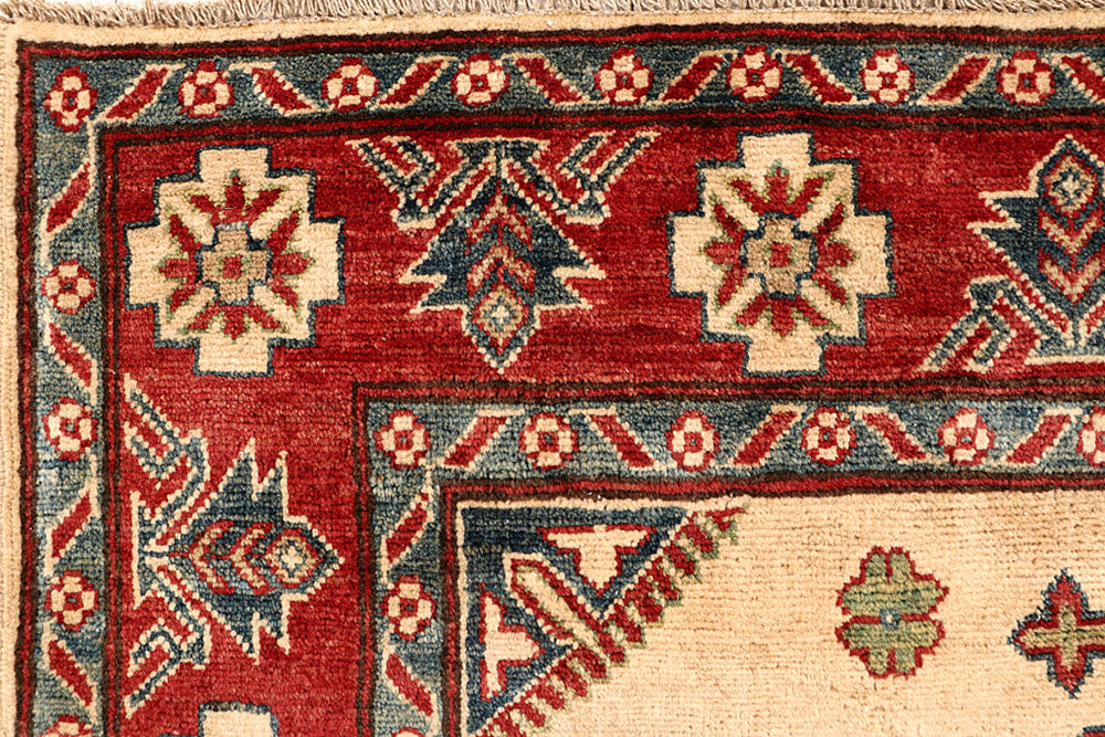 Bisque Kazak 4' 11 x 6' 8 - No. 67955 - ALRUG Rug Store