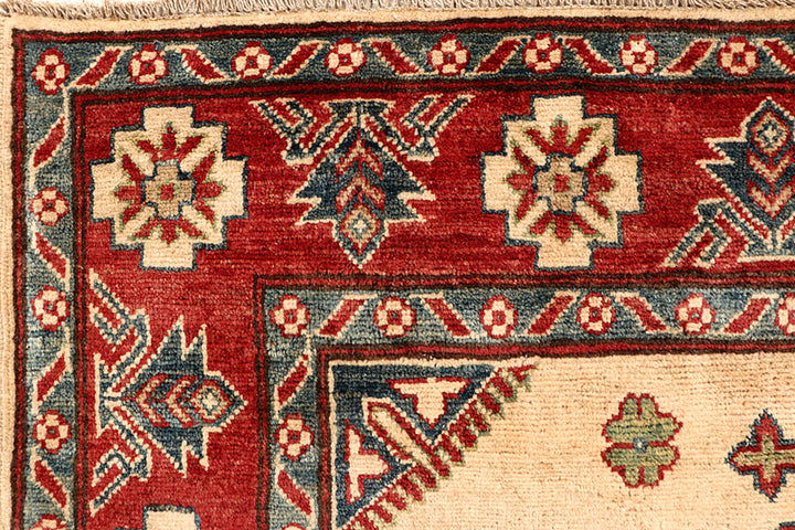 Bisque Kazak 4' 11 x 6' 8 - No. 67955 - ALRUG Rug Store