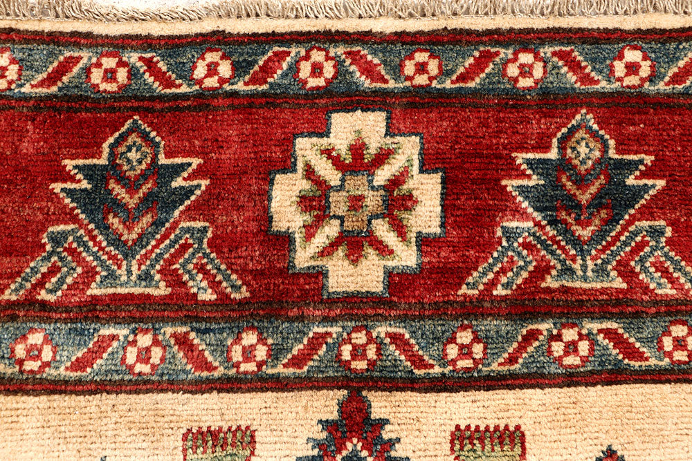 Bisque Kazak 4' 11 x 6' 8 - No. 67955 - ALRUG Rug Store