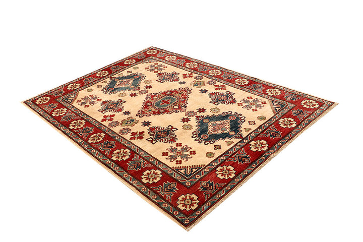 Bisque Kazak 4' 11 x 6' 8 - No. 67955 - ALRUG Rug Store