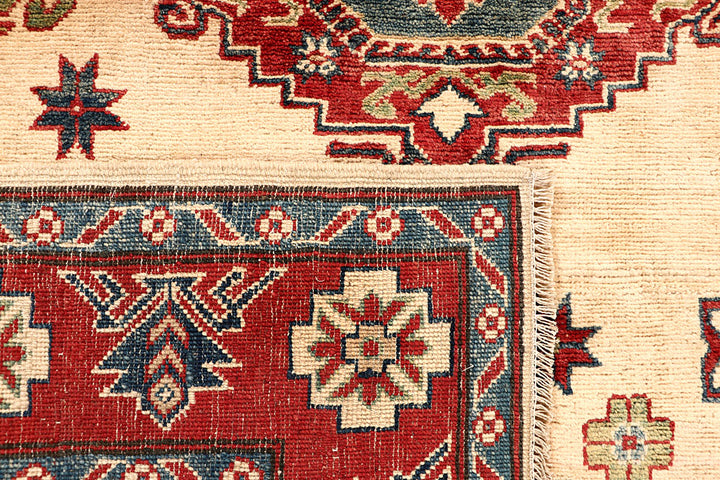 Bisque Kazak 4' 11 x 6' 8 - No. 67955 - ALRUG Rug Store