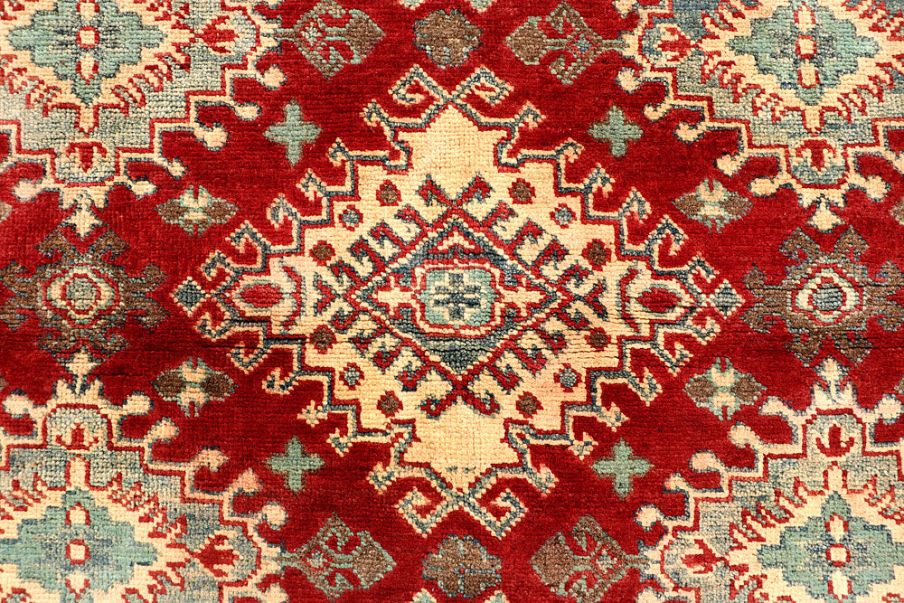 Dark Red Kazak 4' 10 x 6' 8 - No. 67956 - ALRUG Rug Store
