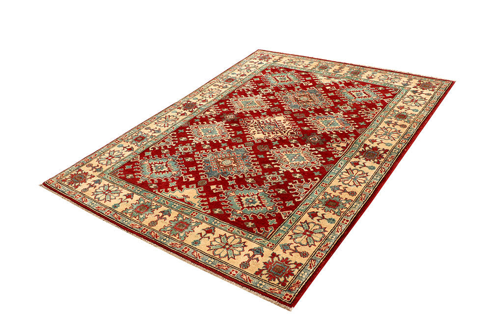 Dark Red Kazak 4' 10 x 6' 8 - No. 67956 - ALRUG Rug Store
